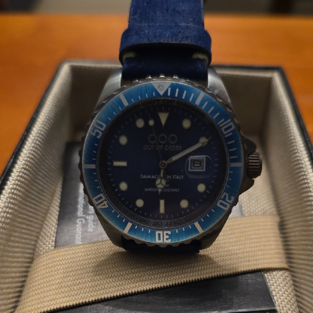 Out of Order Blue and Black Watch